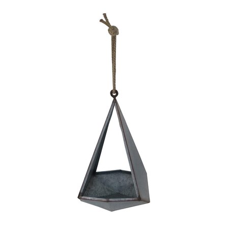 GARDENCONTROL Rope hanging Metal Planter GA2546491